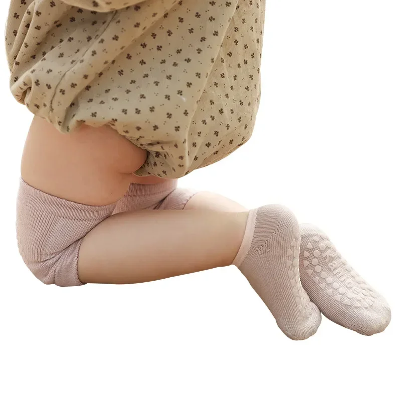 1 Set Baby Socks & Kneepads Se - Unisex Baby Socks Non Slip recension och pris