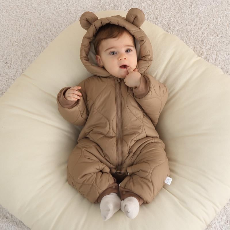Newborn Baby Romper Winter Thi - Cotton Baby Onesies Zipper recension och pris