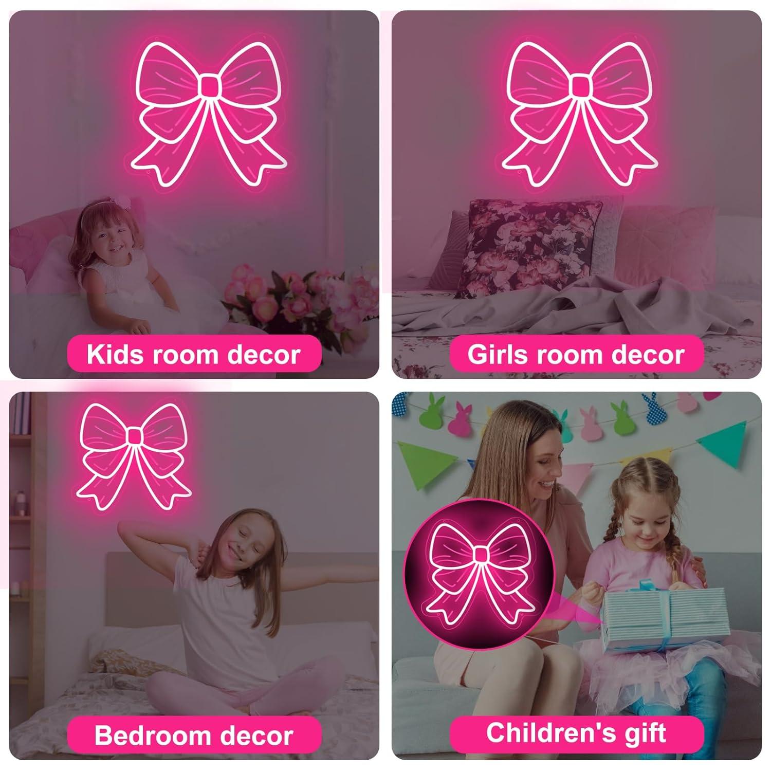Bow Neon Signs USB Dimmable LE - Nursery recension och pris