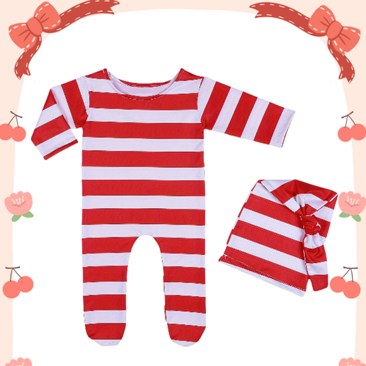 Ylsteed Newborn Red Jumpsuit w - Infant Photography Props Outfit recension och pris