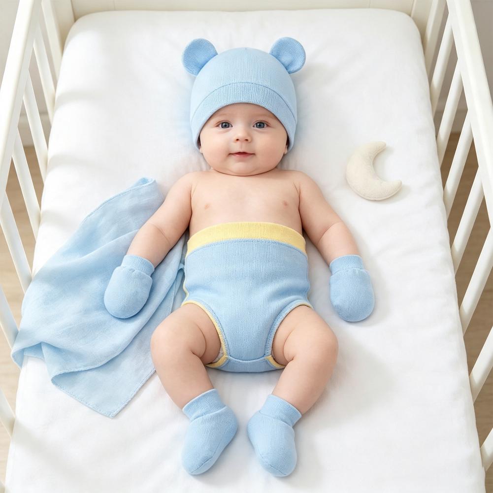 Newborn Foot Protectors Newbor - Infant Beanie Hat With Ears recension och pris