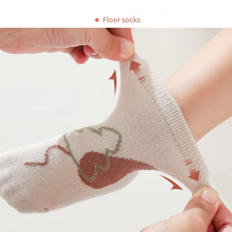 New Autumn Winter Kawaii Baby  - Unisex Baby Socks Non Slip recension och pris