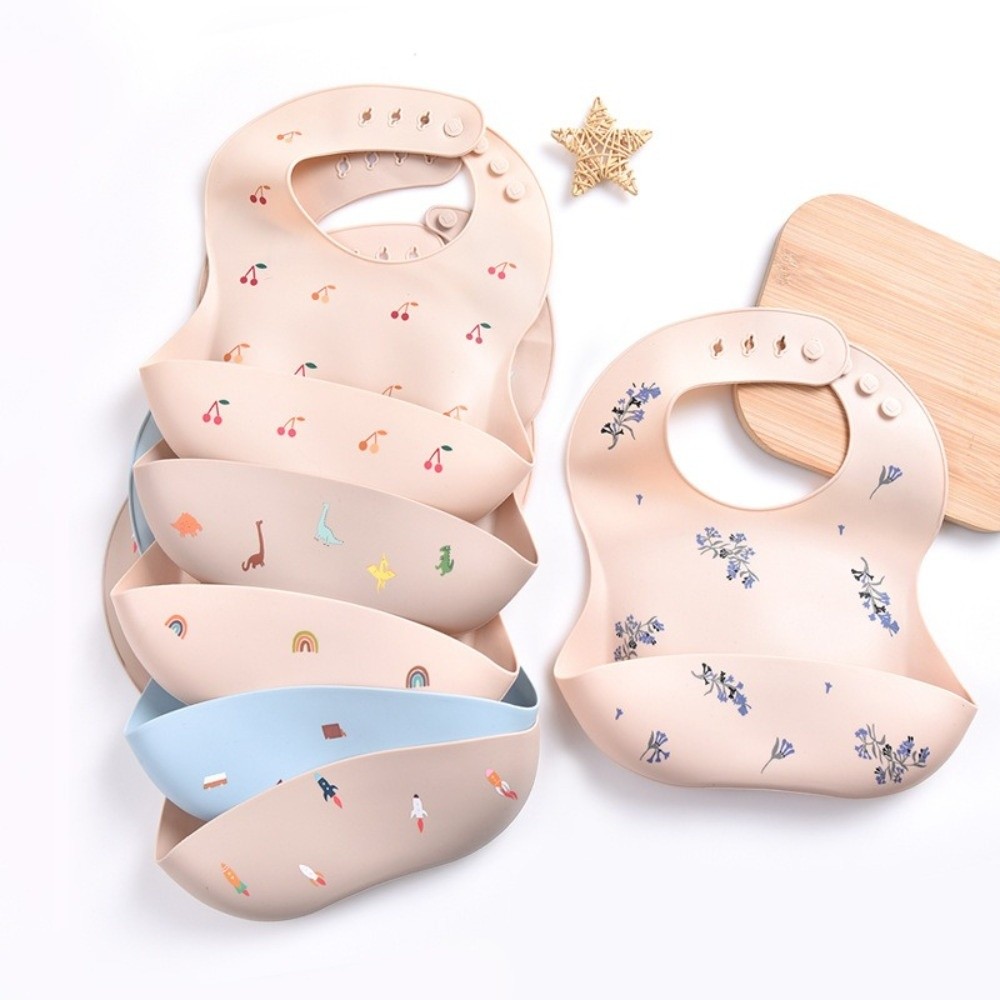 New Silicone Baby Eating Bib A - Waterproof Baby Bibs Silicone recension och pris