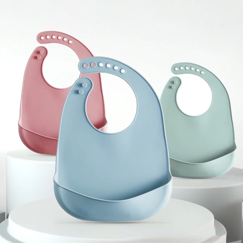 1-5pcs Baby Silicone Bibs Wate - Waterproof Baby Bibs Silicone recension och pris
