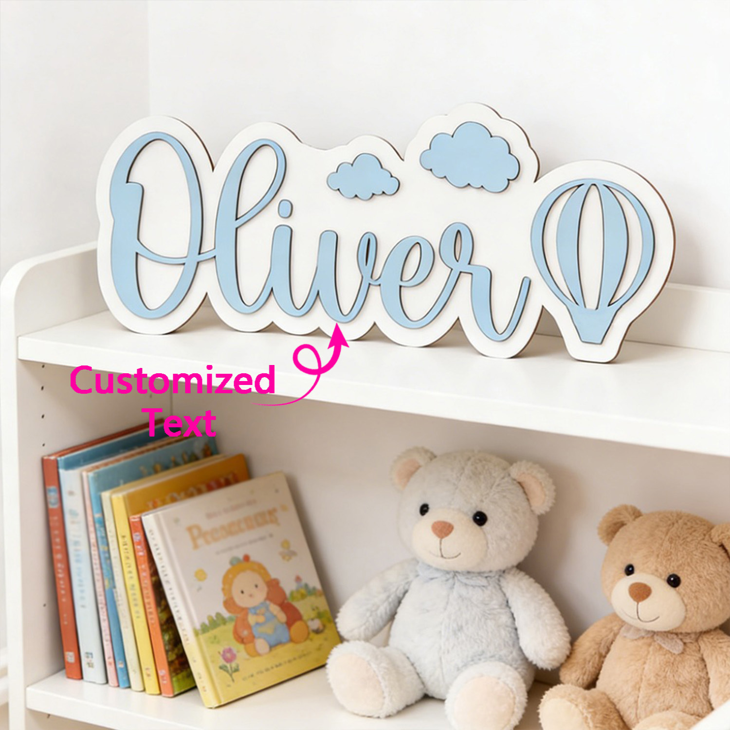Personalized Hot Air Balloon & - Nursery recension och pris