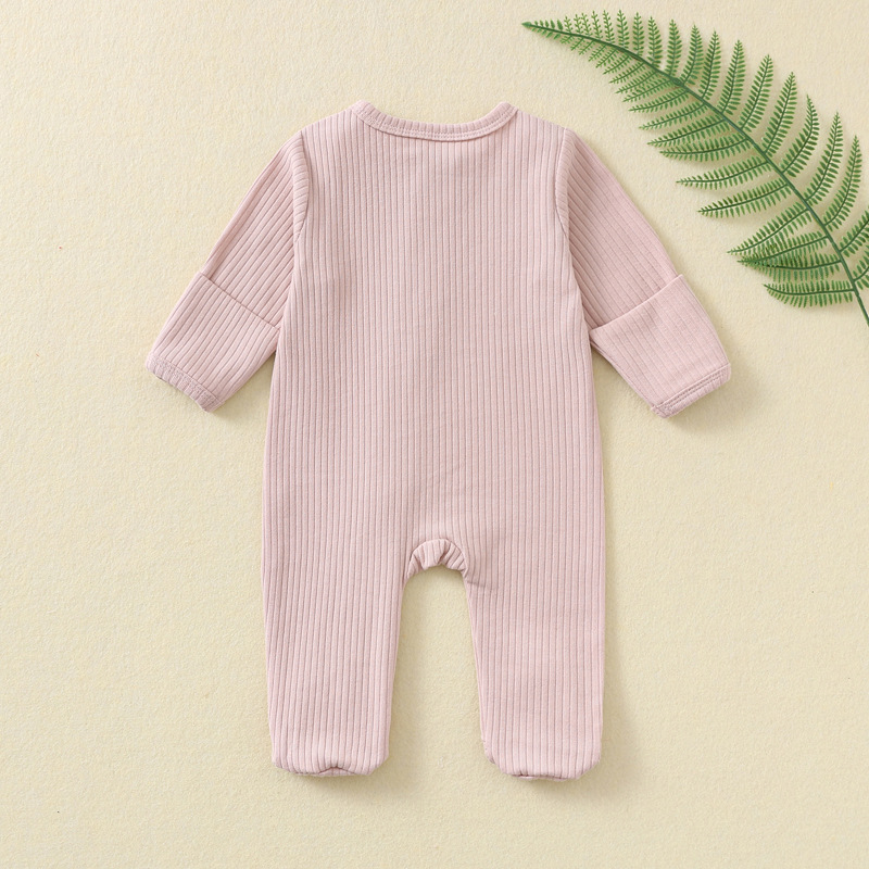Baby Onesie Autumn and Winter  - Cotton Baby Onesies Zipper recension och pris