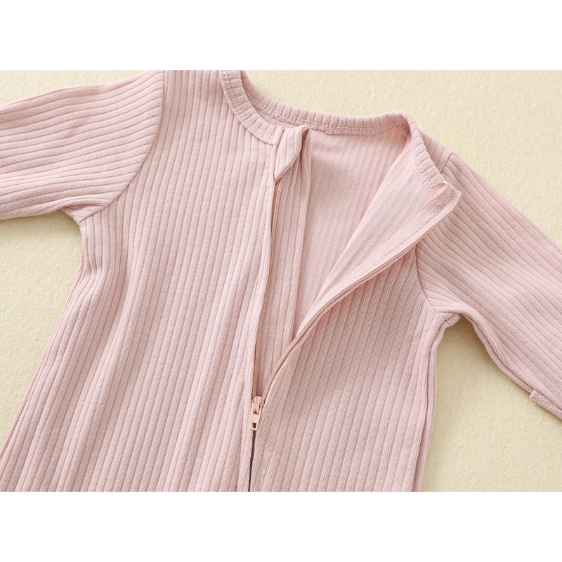 Baby Onesie Autumn and Winter  - Cotton Baby Onesies Zipper recension och pris