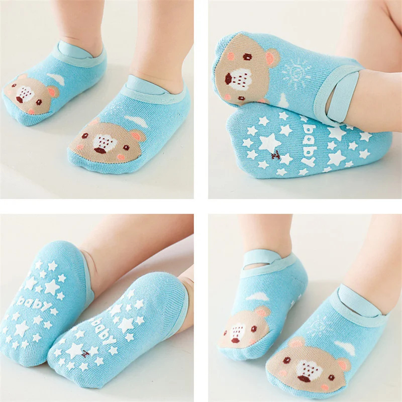0-3Years Newborn Baby Girls Bo - Unisex Baby Socks Non Slip recension och pris