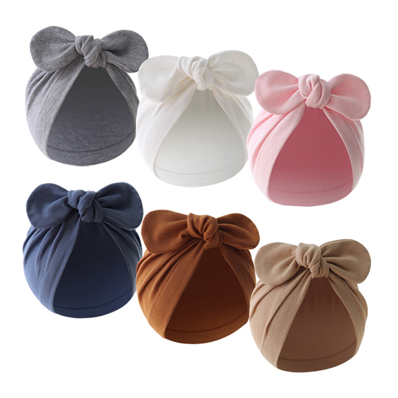 Cute Bunny Ears Baby Turban Ha - Infant Beanie Hat With Ears recension och pris