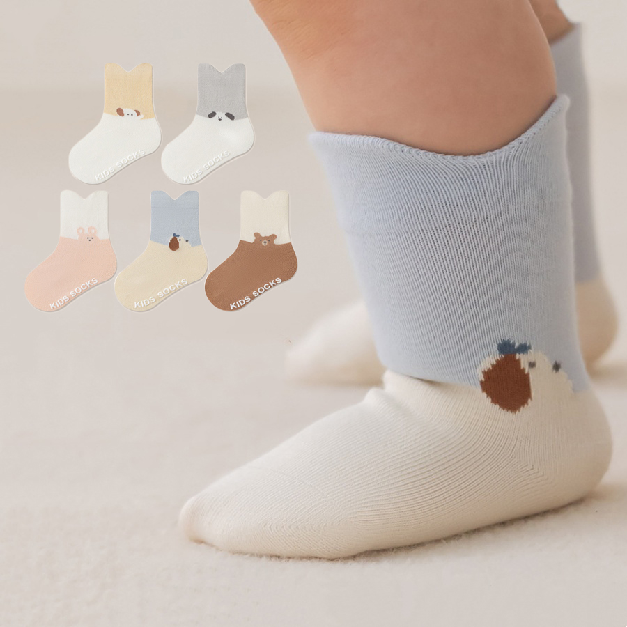 Newborn Baby Floor Socks Carto - Unisex Baby Socks Non Slip recension och pris