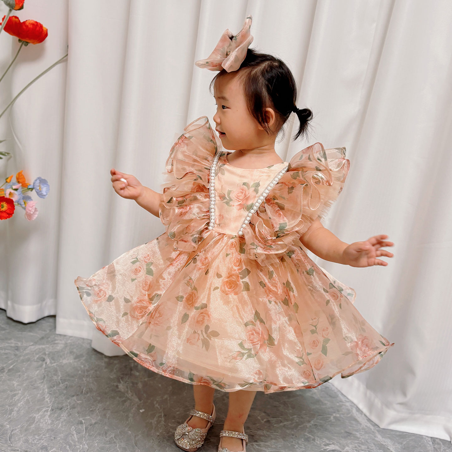 Dreamy Vow J225 Stunning Champ - Toddler Girl Tulle Party Dress recension och pris
