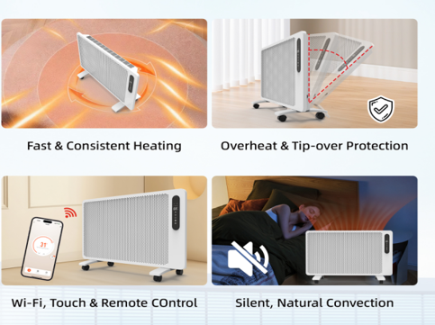Quiet Radiant Graphene Electri - Nursery recension och pris
