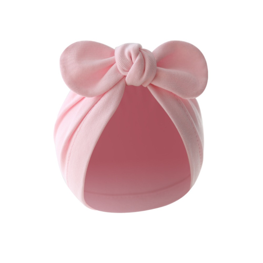 Cute Flower Knot Hat Cotton So - Infant Beanie Hat With Ears recension och pris
