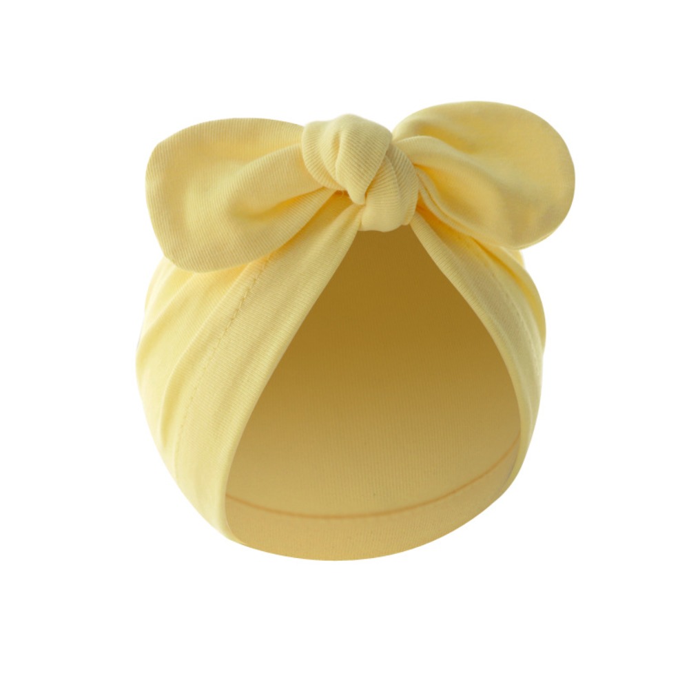 Cute Flower Knot Hat Cotton So - Infant Beanie Hat With Ears recension och pris