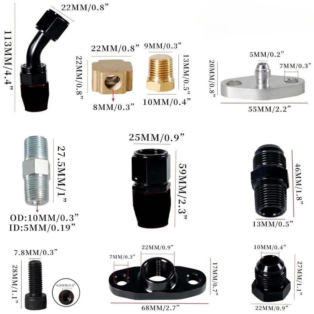 Car Oil Feed Oil Return Drain  - Feeding recension och pris