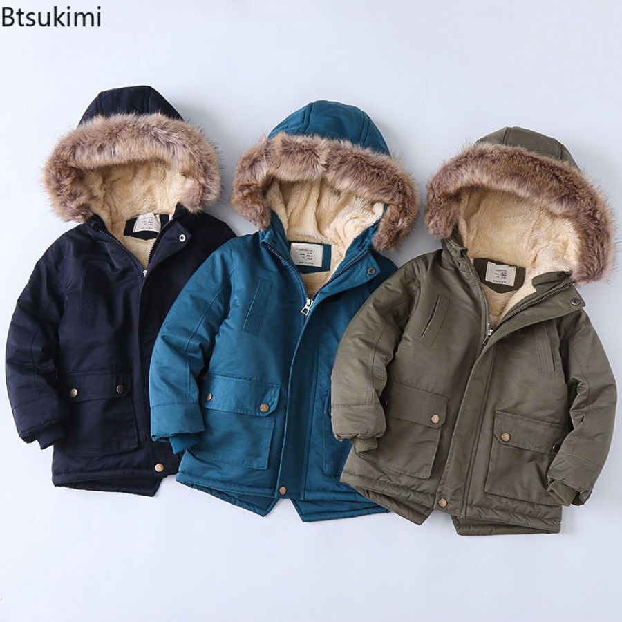 Children's Fleece-lined Coats  - Toddler Boy Winter Fleece Jacket recension och pris