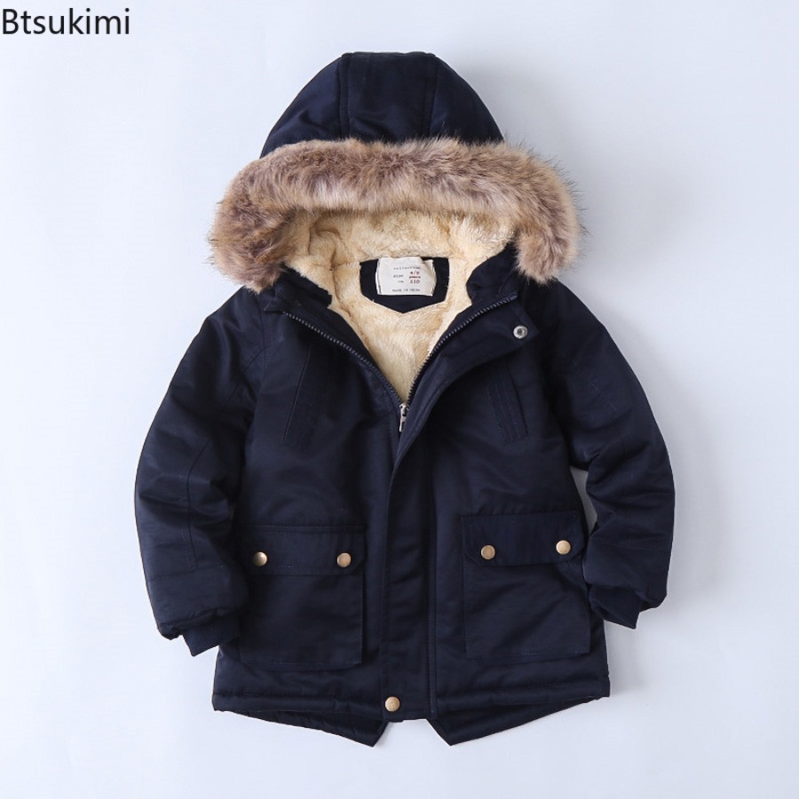 Children's Fleece-lined Coats  - Toddler Boy Winter Fleece Jacket recension och pris