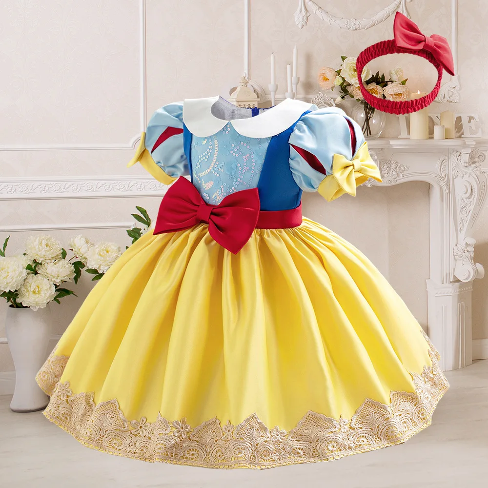 Yellow Tutu Party Dress For Gi - Toddler Girl Tulle Party Dress recension och pris