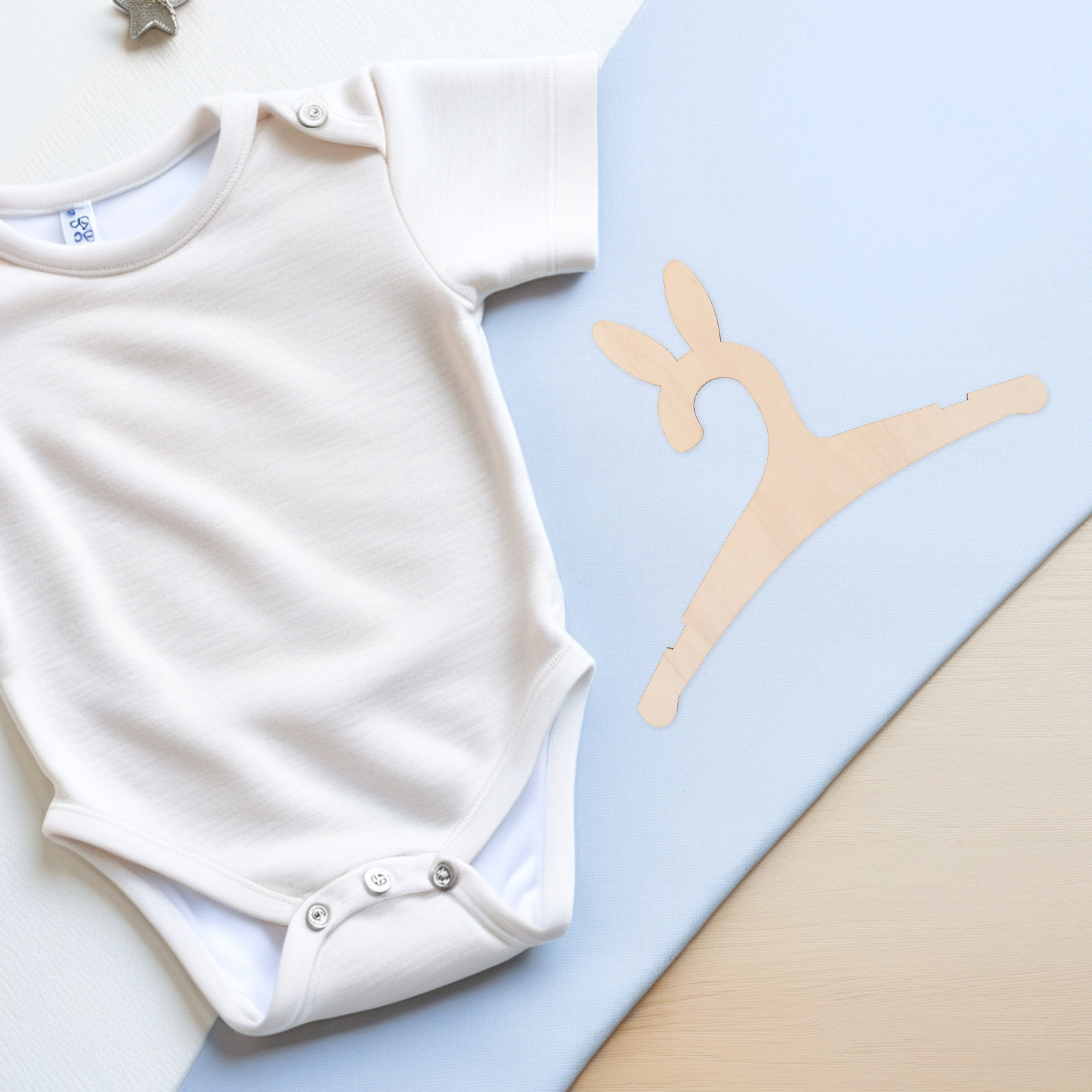 5Pcs DIY Wooden Baby Clothes H - Baby Clothes recension och pris